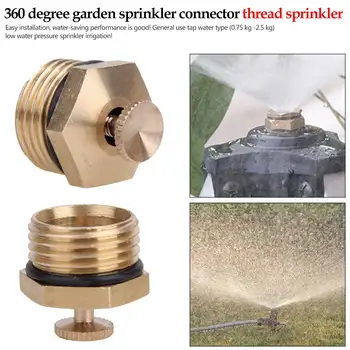 5 Pcs 360 Degree Garden Sprinkler Connector Thread Water Sprinkler Irrigation Spray Nozzle Watering Head Brass Supplies
5 Pcs 360 Degree Garden Sprinkler Connector Thread Water Sprinkler Irrigation Spray Nozzle Watering Head Brass Supplies