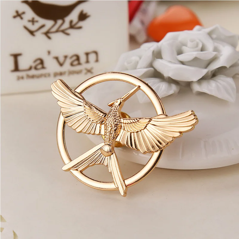 High Quality Alloy Brooch Hunger Game Mocking Bird Badge Best Friend Gift Brooch Wholesale
High Quality Alloy Brooch Hunger Game Mocking Bird Badge Best Friend Gift Brooch Wholesale