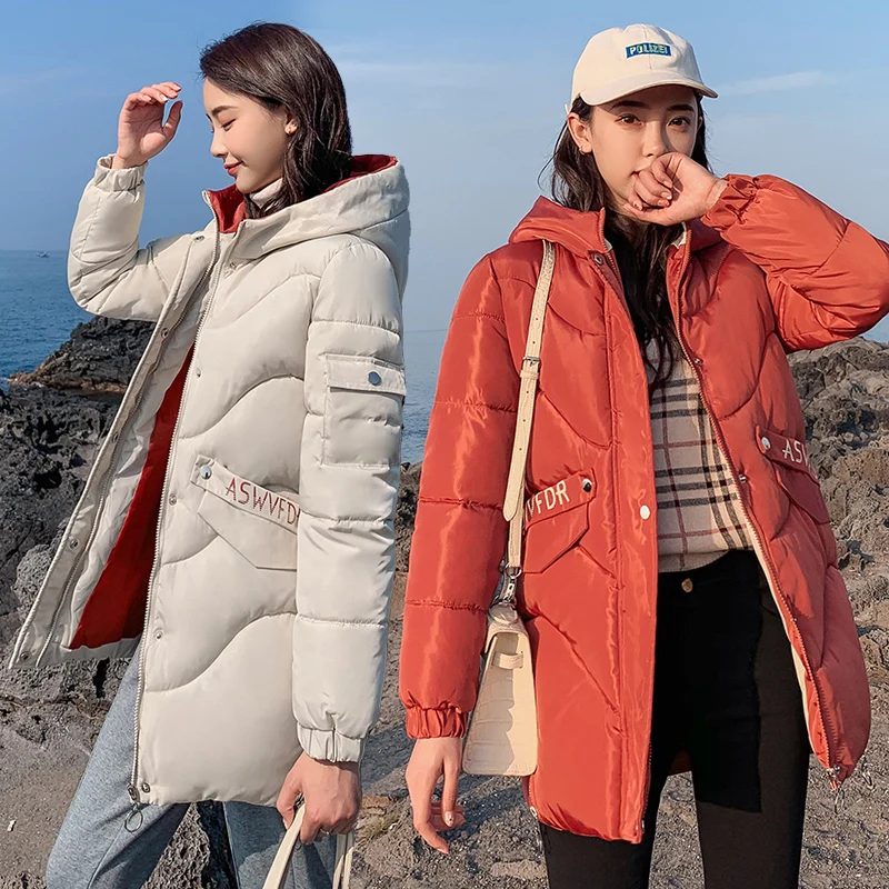 2019 Winter Jacket Women Thick Warm Hooded Parka Mujer Cotton Padded Coat Long Paragraph Slim Jacket Female Beige red KM9121
2019 Winter Jacket Women Thick Warm Hooded Parka Mujer Cotton Padded Coat Long Paragraph Slim Jacket Female Beige red KM9121