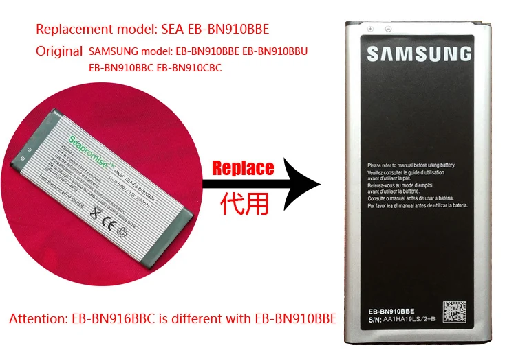 freeshipping battery EB-BN910BBE EB-BN910BBU for Galaxy Note 4 SM-N910I,SM-N910K,SM-N910L,SM-N910M,SM-N910R4,SM-N910S,SM-N910T
freeshipping battery EB-BN910BBE EB-BN910BBU for Galaxy Note 4 SM-N910I,SM-N910K,SM-N910L,SM-N910M,SM-N910R4,SM-N910S,SM-N910T