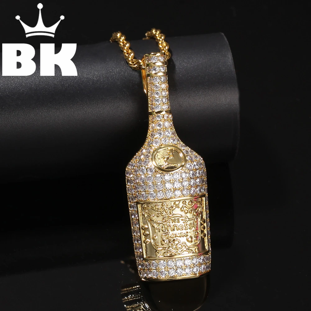 THE BLING KING Custom Beer Bottles Necklace HipHop Full Iced Out Cubic Zirconia gold sliver CZ Stone
THE BLING KING Custom Beer Bottles Necklace HipHop Full Iced Out Cubic Zirconia gold sliver CZ Stone