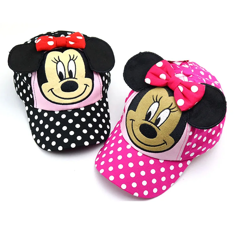 New Arrival Pink Cartoon Minnie Spotted Baseball Cap Fashion Girl Child Beautiful Bow Hat 3-8 Years Old Birthday Present 
New Arrival Pink Cartoon Minnie Spotted Baseball Cap Fashion Girl Child Beautiful Bow Hat 3-8 Years Old Birthday Present