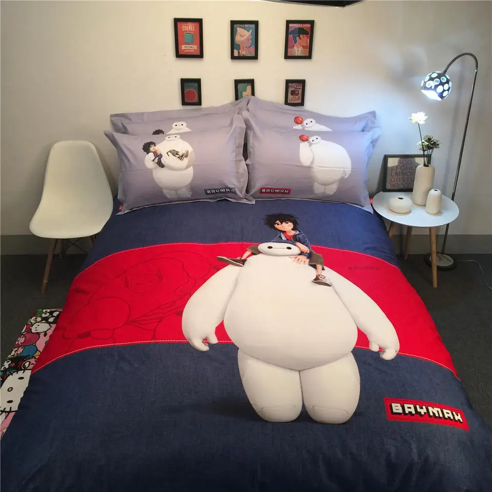Disney Baymax 3D Printed Bedding Bedspreads Bed Sets Single Twin Full Queen King Size Boy's Children's Bedroom Decor Blue Red
Disney Baymax 3D Printed Bedding Bedspreads Bed Sets Single Twin Full Queen King Size Boy's Children's Bedroom Decor Blue Red