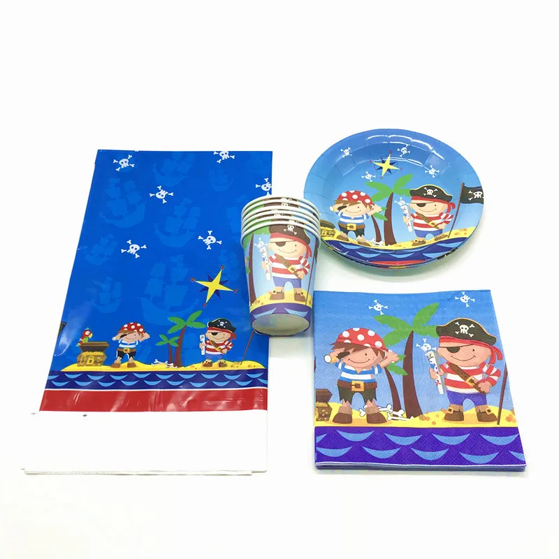 High Quality Little Pirate Theme Cup+Plate+Napkins+Tablecloth Event Party Boy Birthday Tableware Set Decoration Supply 69Pcs/lot
High Quality Little Pirate Theme Cup+Plate+Napkins+Tablecloth Event Party Boy Birthday Tableware Set Decoration Supply 69Pcs/lot