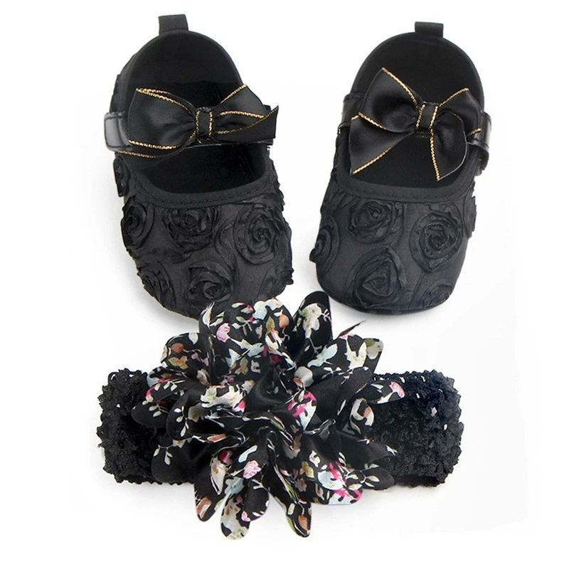 New Cute Baby Girl Crib Shoes+Headband Newborn Baby Bowk Soft Sole Kids Girls Infant Baby Flowers Shoes 0-18M
New Cute Baby Girl Crib Shoes+Headband Newborn Baby Bowk Soft Sole Kids Girls Infant Baby Flowers Shoes 0-18M