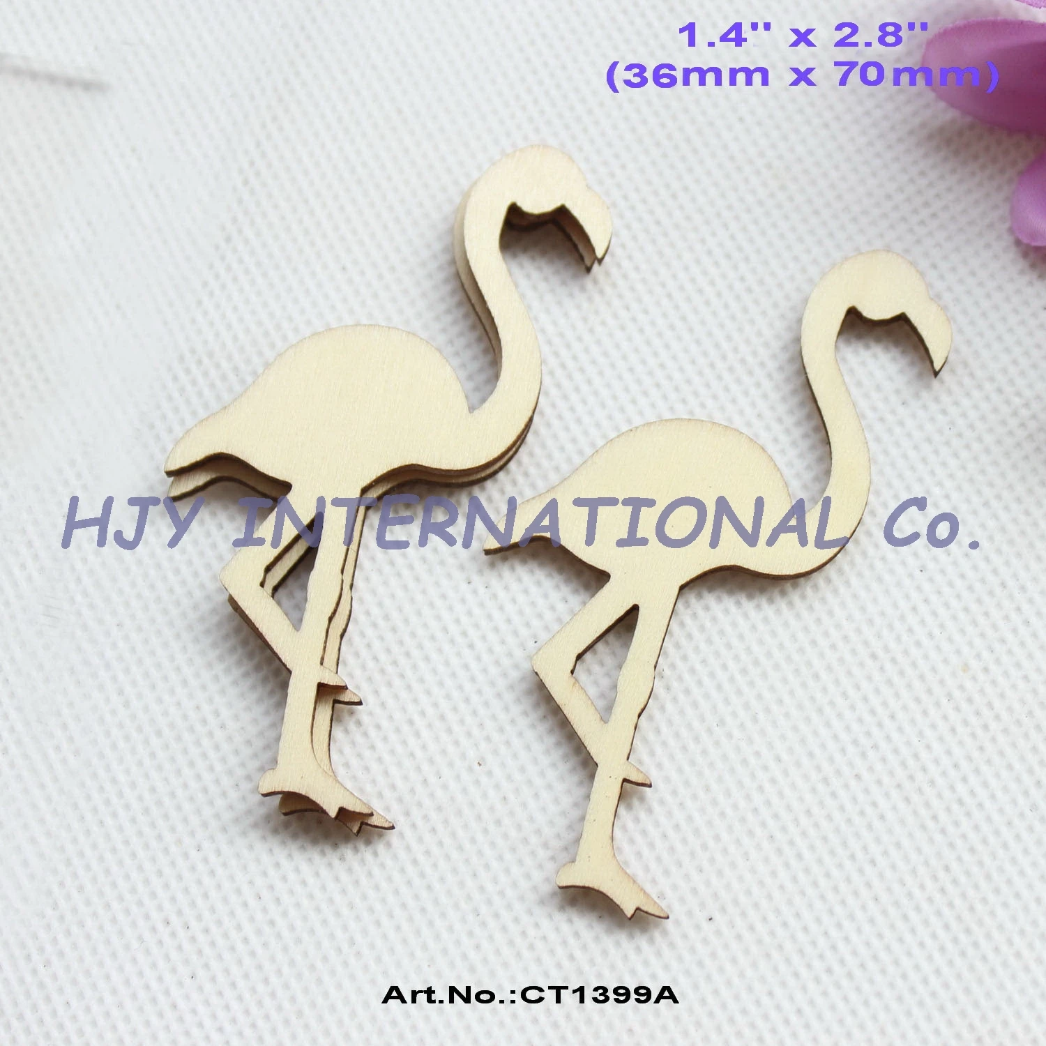 (30pcs/lot) 70mm Natural Blank Wooden Flamingos Rustic Wood Ornaments Laser Cut 2.8"-CT1399A
(30pcs/lot) 70mm Natural Blank Wooden Flamingos Rustic Wood Ornaments Laser Cut 2.8"-CT1399A