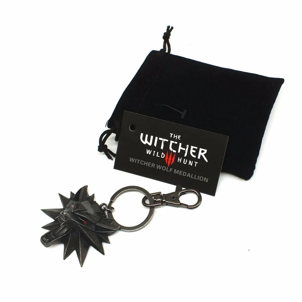 Witcher 3 Keychain Cartoon Video Game Wild Hunt Medallion Key Ring The Wild Hunt 3 Figure Game Wolf Head Alloy Key Chains
Witcher 3 Keychain Cartoon Video Game Wild Hunt Medallion Key Ring The Wild Hunt 3 Figure Game Wolf Head Alloy Key Chains