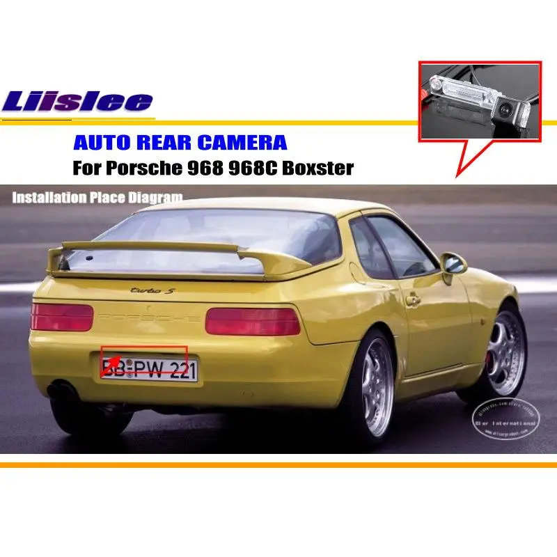 

For Porsche 968 968C Boxster Car Rearview Rear View Camera Back Parking RCA NTST PAL AUTO HD CCD CAM Accessories Kit