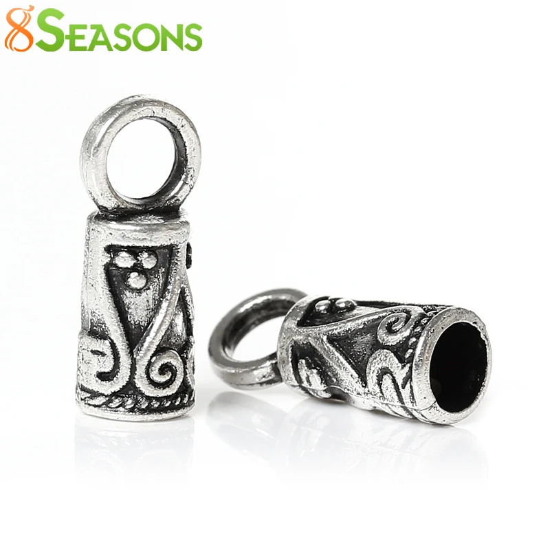 Necklace Cord End Tip Beads Caps W/Loop Antique Silver Flower Pattern Carved 14mm x 5mm,200PCs (B33747)8seasons
Necklace Cord End Tip Beads Caps W/Loop Antique Silver Flower Pattern Carved 14mm x 5mm,200PCs (B33747)8seasons