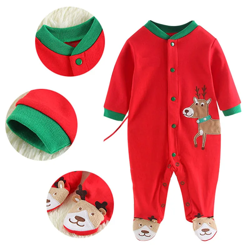 2019 Autumn Winter Newborn Baby Clothes Christmas Santa Newborn Bodysuits Baby Overall Baby Romper Footies for 0-12 Months Baby
2019 Autumn Winter Newborn Baby Clothes Christmas Santa Newborn Bodysuits Baby Overall Baby Romper Footies for 0-12 Months Baby