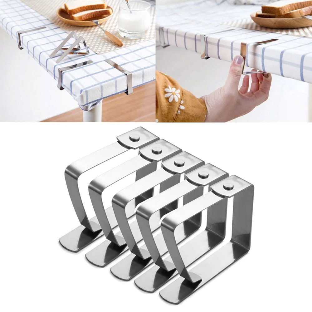 2PCS Stainless Steel Picnic Holder Cloth Clamp Table Cover Tablecloth Clip Household Wedding Party Clothes Pegs
2PCS Stainless Steel Picnic Holder Cloth Clamp Table Cover Tablecloth Clip Household Wedding Party Clothes Pegs