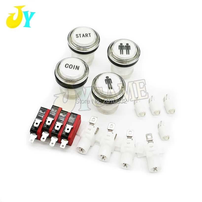 LED Arcade Game Start Push Button 1 Player/2 Player /START Coin Button Switch Kit DIY Accessories Professional Joystick Boy Gift
LED Arcade Game Start Push Button 1 Player/2 Player /START Coin Button Switch Kit DIY Accessories Professional Joystick Boy Gift
