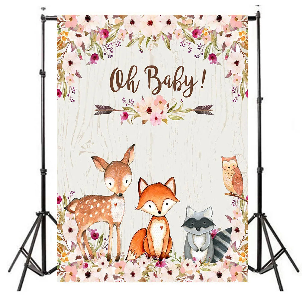 NeoBack Woodland Baby Shower Backdrop Girl Animals Flower Photography Background Vinyl Woodland Baby Shower Banner Decoration
NeoBack Woodland Baby Shower Backdrop Girl Animals Flower Photography Background Vinyl Woodland Baby Shower Banner Decoration