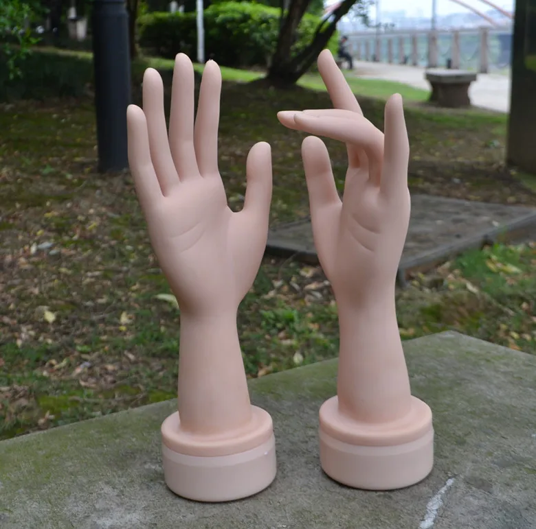 

1 pair Free Shipping Mannequin Manequin Dummy Realistic Female Mannequin Hand For Jewelry Display