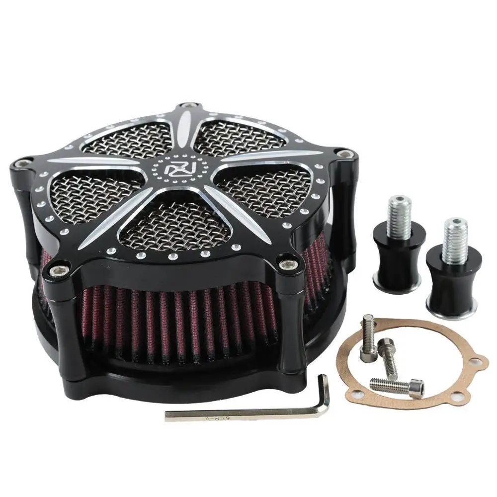 Motorcycle Chrome/Black Speed 5 Air Cleaner Contrast Cut For Harley Sportster Iron 883 XL 883 1200 1991-18 Forty Eight 10-14
Motorcycle Chrome/Black Speed 5 Air Cleaner Contrast Cut For Harley Sportster Iron 883 XL 883 1200 1991-18 Forty Eight 10-14