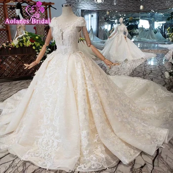 Bridal Charming Flower Appliques Princess Wedding Dress 2019 Beautiful Beading Embroidery Plus Size Elegant Lace Wedding Gowns
Bridal Charming Flower Appliques Princess Wedding Dress 2019 Beautiful Beading Embroidery Plus Size Elegant Lace Wedding Gowns