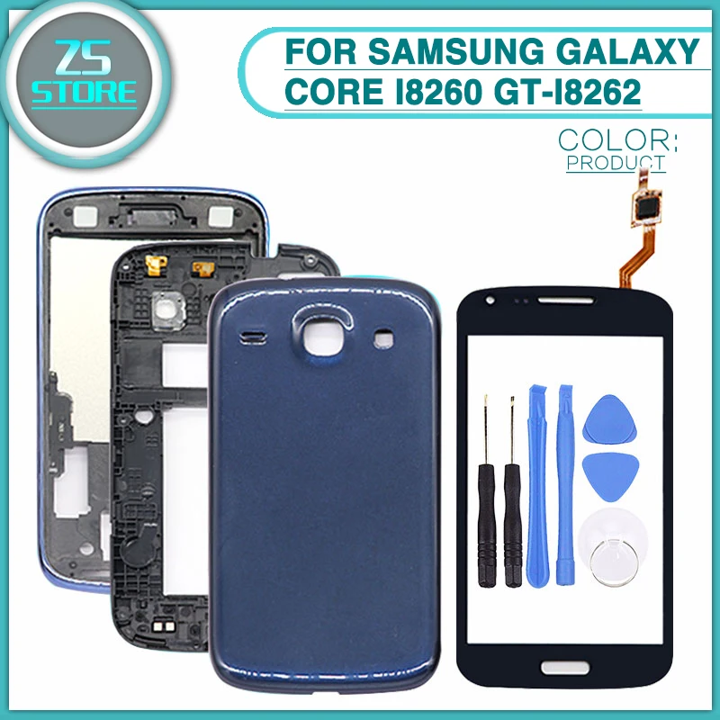 New i8262 Full Housing case For Samsung Galaxy Core i8262 i8260 Battery back Cover door +Front Middle Frame+Touch Screen panel
New i8262 Full Housing case For Samsung Galaxy Core i8262 i8260 Battery back Cover door +Front Middle Frame+Touch Screen panel