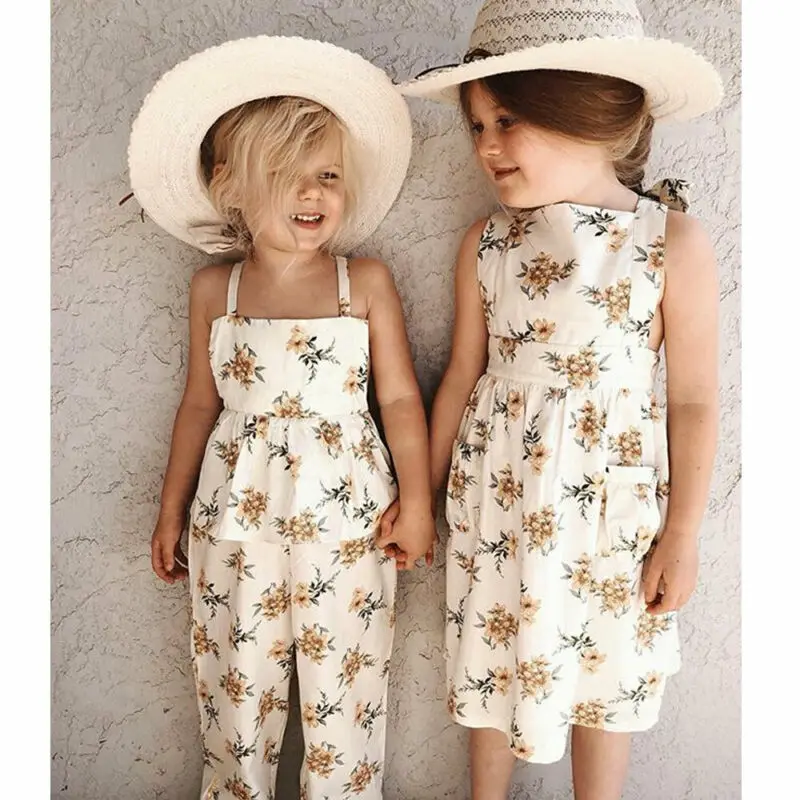 FOCUSNORM Toddler Baby Girl Summer Clothes Floral Print Sleeveless Bib Pants Sling Playsuit Dress Adorable Outfits Clothes
FOCUSNORM Toddler Baby Girl Summer Clothes Floral Print Sleeveless Bib Pants Sling Playsuit Dress Adorable Outfits Clothes