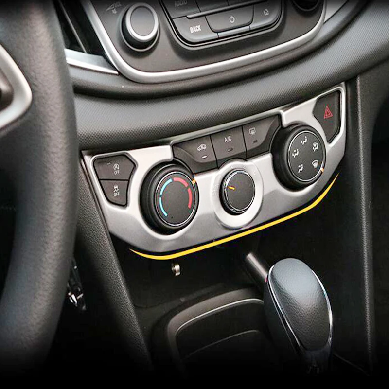 For Chevrolet CAVALIER 2017 2018 2019 accessories styling ABS Chrome Car air conditioner Switch button panel frame Cover Trim
For Chevrolet CAVALIER 2017 2018 2019 accessories styling ABS Chrome Car air conditioner Switch button panel frame Cover Trim