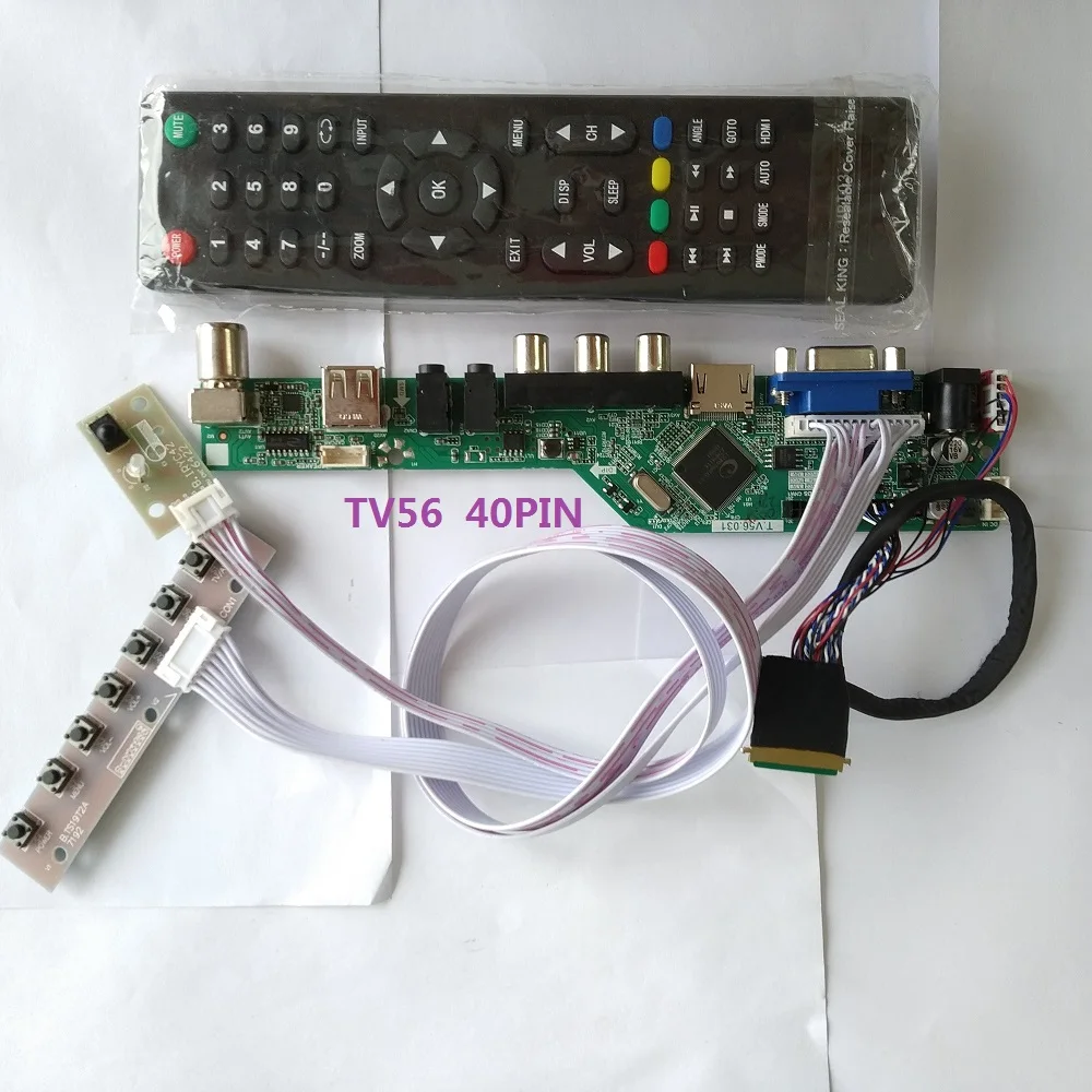 kit for B154PW04 V5 HDMI USB Controller board driver TV AV remote VGA 40pin LVDS LCD LED 15.4" 1440X900 Screen panel
kit for B154PW04 V5 HDMI USB Controller board driver TV AV remote VGA 40pin LVDS LCD LED 15.4" 1440X900 Screen panel
