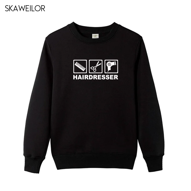 Barber Hoodies Women Long Sleeve O-Neck Cotton Hairdresser Weapon Sweatshirts Girls Woman Scissors Clothing Tops
Barber Hoodies Women Long Sleeve O-Neck Cotton Hairdresser Weapon Sweatshirts Girls Woman Scissors Clothing Tops