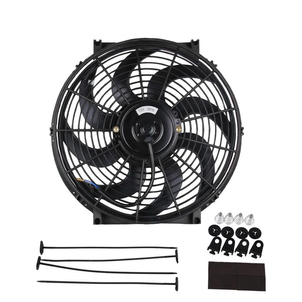 Universal Racing 7 10 12 14 Inch12V 80W Straight Black Blade Electric Cooling Radiator Fan Kit
Universal Racing 7 10 12 14 Inch12V 80W Straight Black Blade Electric Cooling Radiator Fan Kit