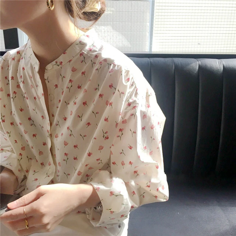 Little Red Flower Print Shirt Women Top Kawaii Recommend Cute Girl Puff Sleeve Blouse Chemise Femme Chemisier Blusa Mujer Camisa
Little Red Flower Print Shirt Women Top Kawaii Recommend Cute Girl Puff Sleeve Blouse Chemise Femme Chemisier Blusa Mujer Camisa