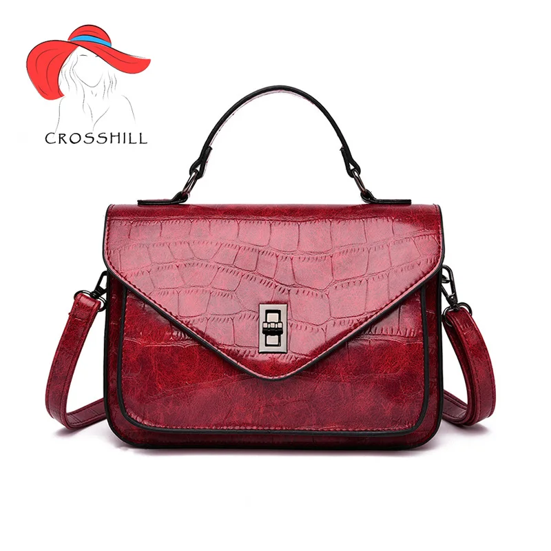 Crosshill women luxury shoulder hand bags designer pu leather handbag ladies messenger bag fashion bolso retro mujer sac a main 
Crosshill women luxury shoulder hand bags designer pu leather handbag ladies messenger bag fashion bolso retro mujer sac a main
