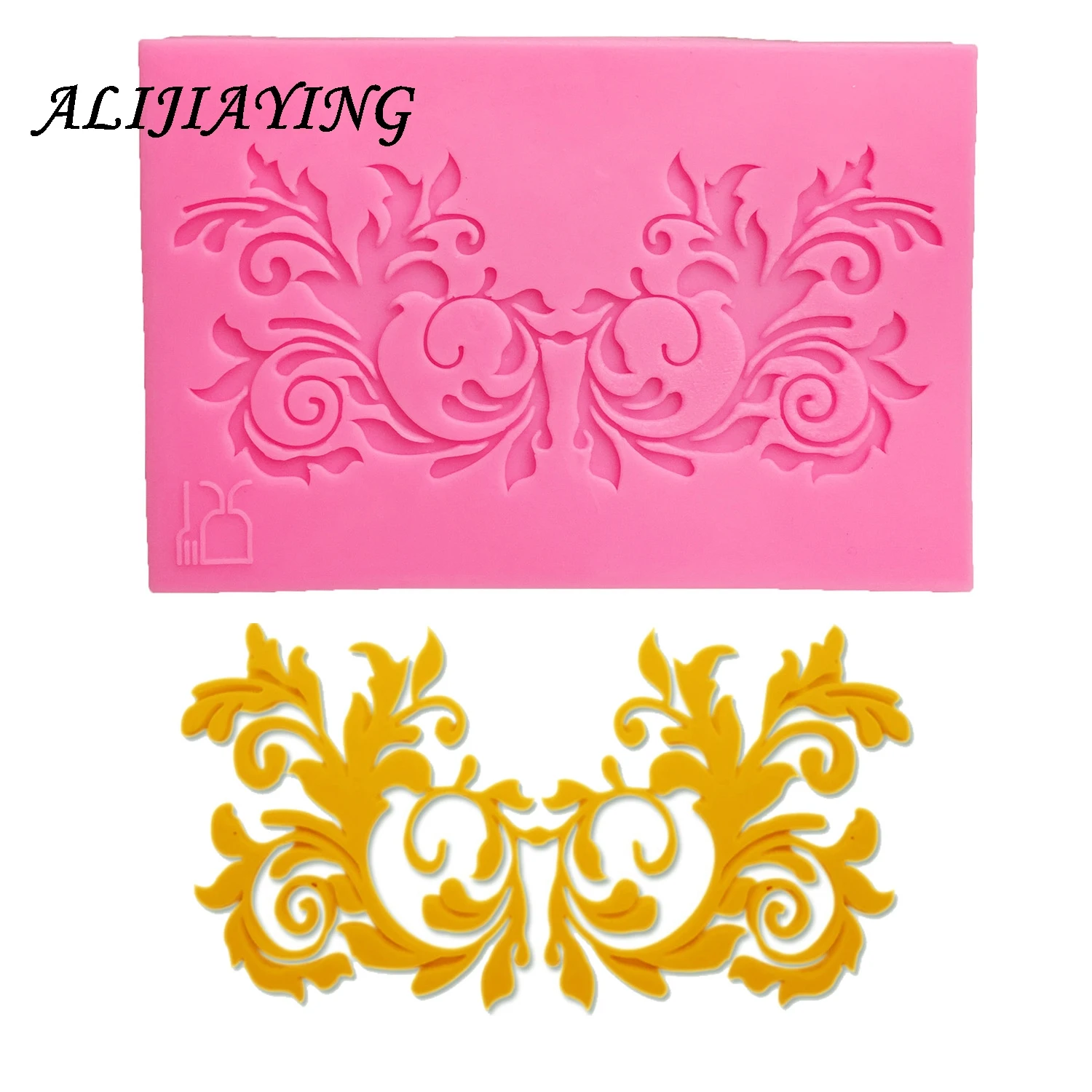 1Pcs Lace mat Silicone Mold,Sugarcraft Cake Decorating Tools,flower vine Fondant Chocolate Molds Cake Border Mould D0320
1Pcs Lace mat Silicone Mold,Sugarcraft Cake Decorating Tools,flower vine Fondant Chocolate Molds Cake Border Mould D0320