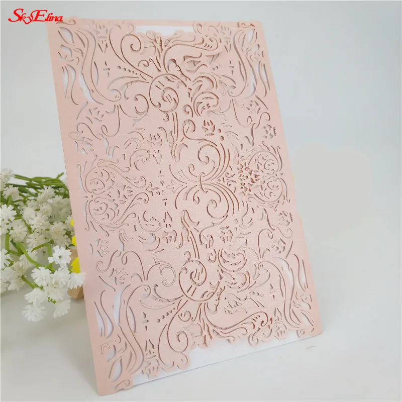 30Pcs Sample Hollow Luxury Laser Cut Wedding Invitations Card Baby Shower Pearlscent Paper Cards Party Supplies 5ZSH073
30Pcs Sample Hollow Luxury Laser Cut Wedding Invitations Card Baby Shower Pearlscent Paper Cards Party Supplies 5ZSH073