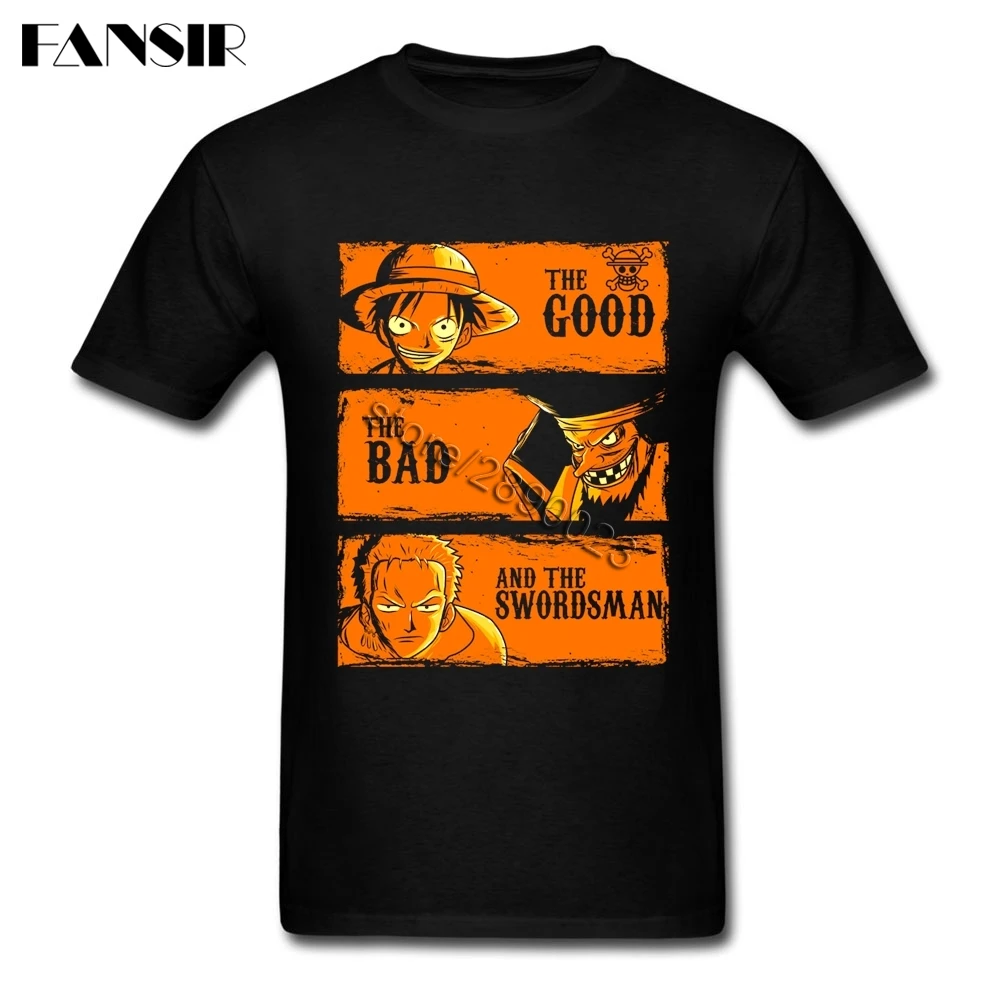 The Good The Bad and The Swordsman Roronoa Zoro Luffy One Piece Fashion T Shirt Men Short Sleeve O-neck T-shirt
The Good The Bad and The Swordsman Roronoa Zoro Luffy One Piece Fashion T Shirt Men Short Sleeve O-neck T-shirt