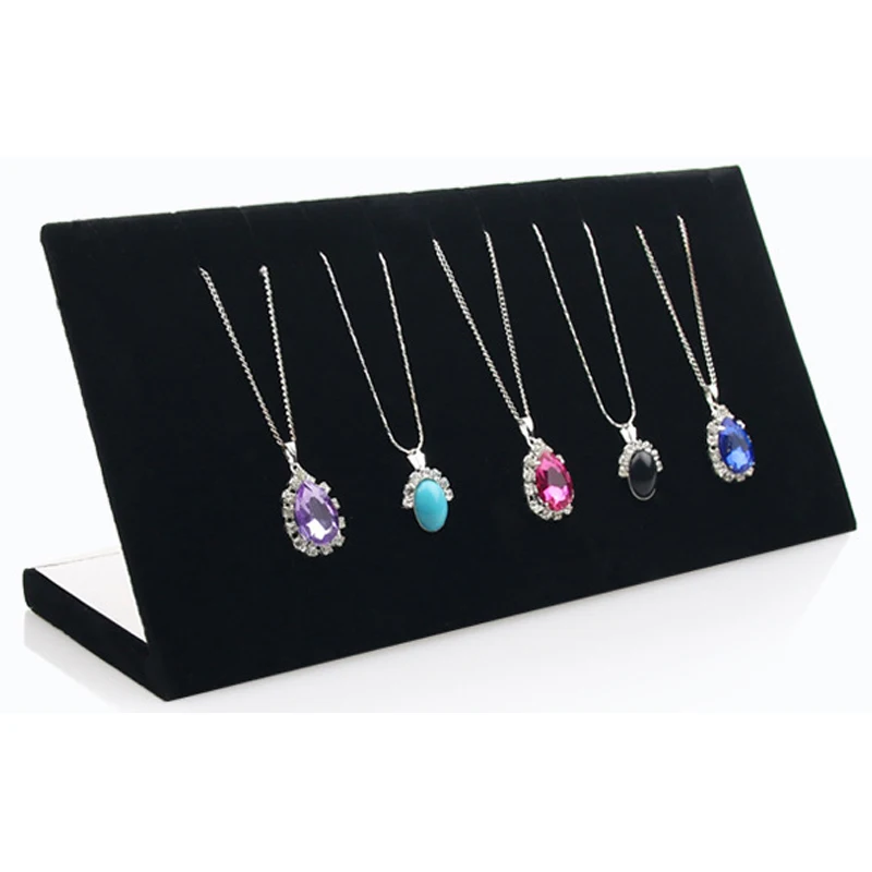 Hot Sale High-end L Shape Black Velvet Necklace Jewelry Display Stand Shelf Showcase Pendant Organizer Holder Rack Stock
Hot Sale High-end L Shape Black Velvet Necklace Jewelry Display Stand Shelf Showcase Pendant Organizer Holder Rack Stock