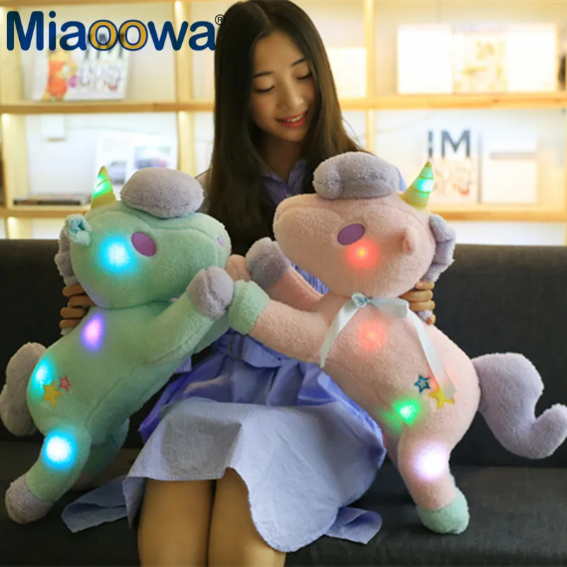 1pc 55cm Cute Light Colorful Unicorn Plush Toy Staffed Luminous Pillow Home Furnishing Decoration Valentine's Gift for Children
1pc 55cm Cute Light Colorful Unicorn Plush Toy Staffed Luminous Pillow Home Furnishing Decoration Valentine's Gift for Children
