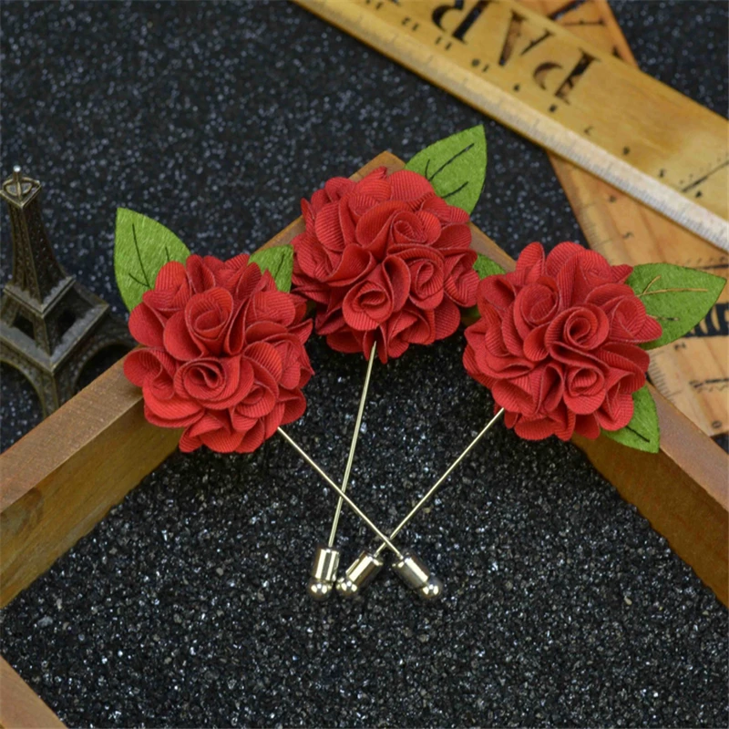 Wholesale Brooch 3Pcs/Lot Fabric Flower Brooch Pin Handmade Fabric Brooches Men Brooches And Pins For Suits
Wholesale Brooch 3Pcs/Lot Fabric Flower Brooch Pin Handmade Fabric Brooches Men Brooches And Pins For Suits