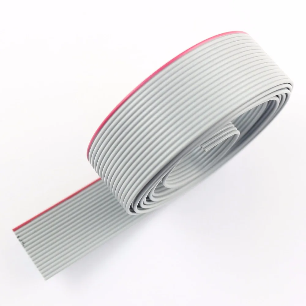 5M Meter / 16.4FT 1mm 1.0mm Pitch 10 Pin 10 Wires Grey 28 AWG 300V IDC Flat Ribbon Cable
5M Meter / 16.4FT 1mm 1.0mm Pitch 10 Pin 10 Wires Grey 28 AWG 300V IDC Flat Ribbon Cable