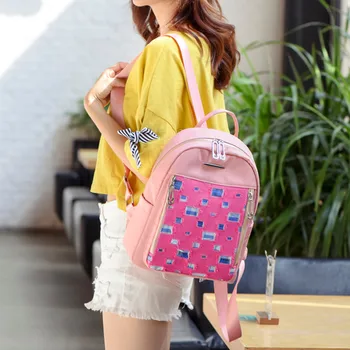 Women Fashion Solid Color Backpack Ladies Schoolbag Casual Travel Student Daypack Bag Multi-Function Small Bagpacks YL5
Women Fashion Solid Color Backpack Ladies Schoolbag Casual Travel Student Daypack Bag Multi-Function Small Bagpacks YL5