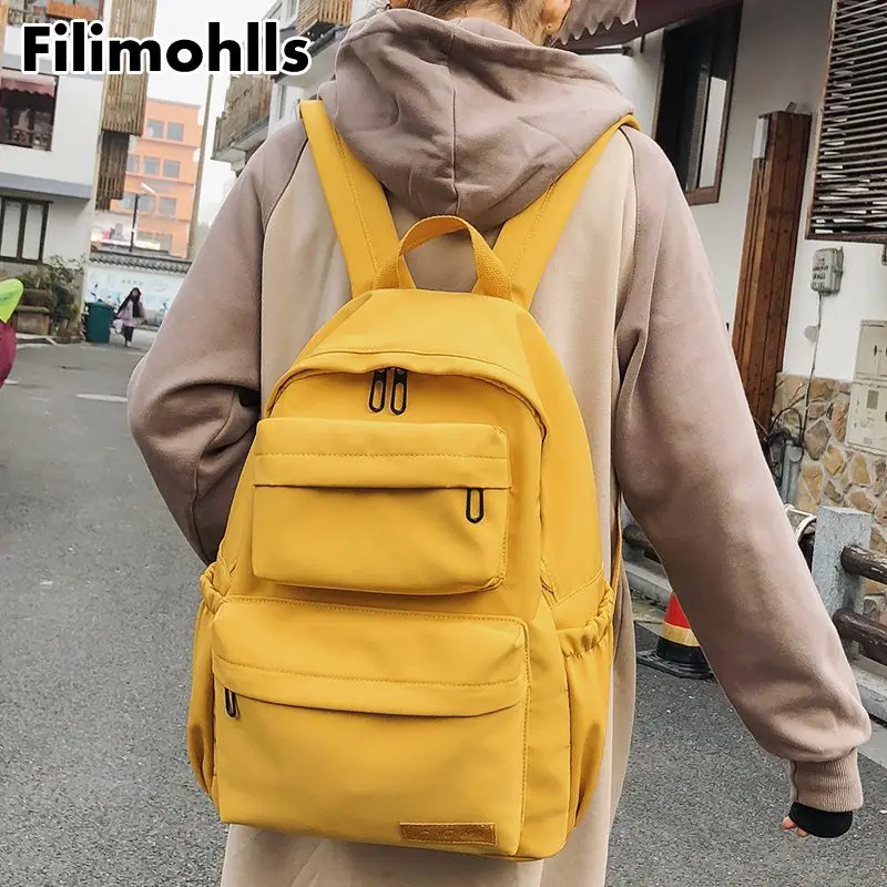 New Waterproof Nylon Backpack for Women Multi Pocket Travel Backpacks Female School Bag for Teenage Girls Book Mochilas F-496
New Waterproof Nylon Backpack for Women Multi Pocket Travel Backpacks Female School Bag for Teenage Girls Book Mochilas F-496