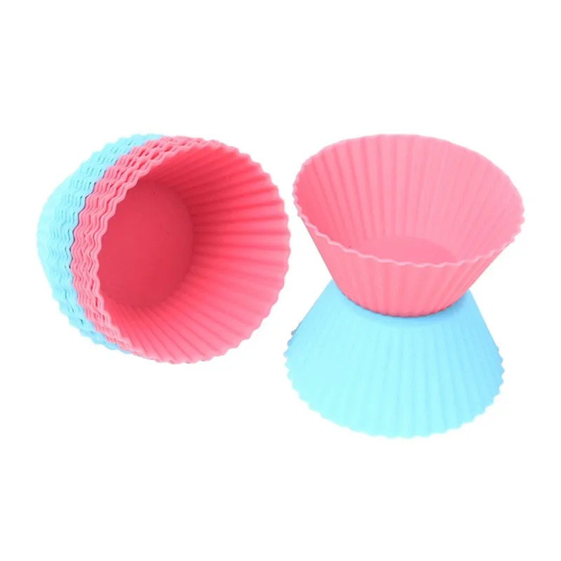 Silicone Cake Mold Muffin Cupcake Baking Dishes Pan， Form to Bake Cake Dessert Decorating Tools Bakeware Kitchen Dining Bar (5)