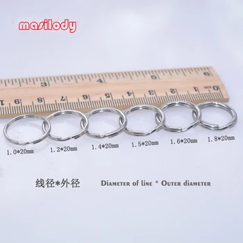 300pcs/lot Stainless Steel Keyring Different Metal Key Ring 
300pcs/lot Stainless Steel Keyring Different Metal Key Ring