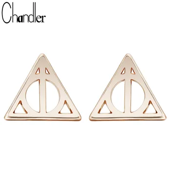 Chandler Tiny Deathly Hallows Luna Triangle Earring For Girl Geometrical Hollow Stud Enthic Amulet Boucle d'oreille Femme Bijoux
Chandler Tiny Deathly Hallows Luna Triangle Earring For Girl Geometrical Hollow Stud Enthic Amulet Boucle d'oreille Femme Bijoux