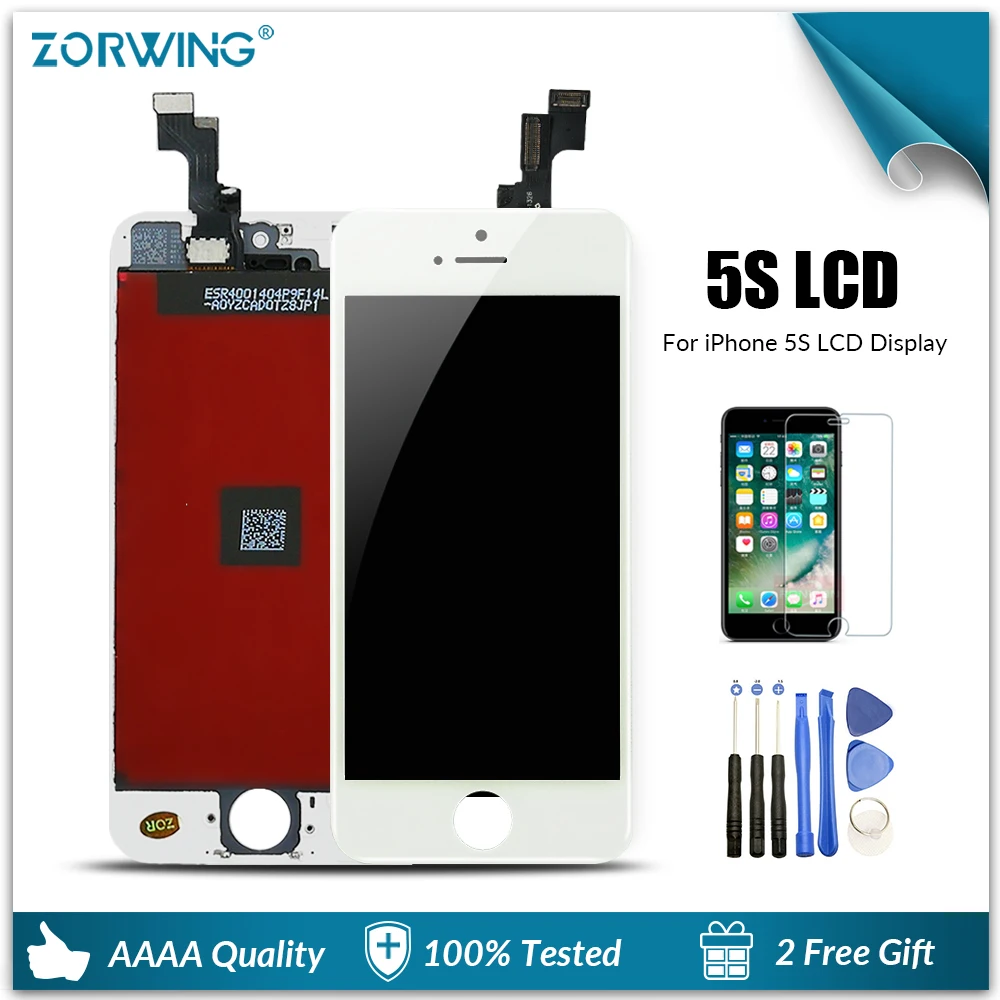 Grade AAA LCD for iPhone 5S Display Touch Screen Replacement Assembly Pantalla For iPhone 5s Lcd Display Ecran with tools kit
Grade AAA LCD for iPhone 5S Display Touch Screen Replacement Assembly Pantalla For iPhone 5s Lcd Display Ecran with tools kit