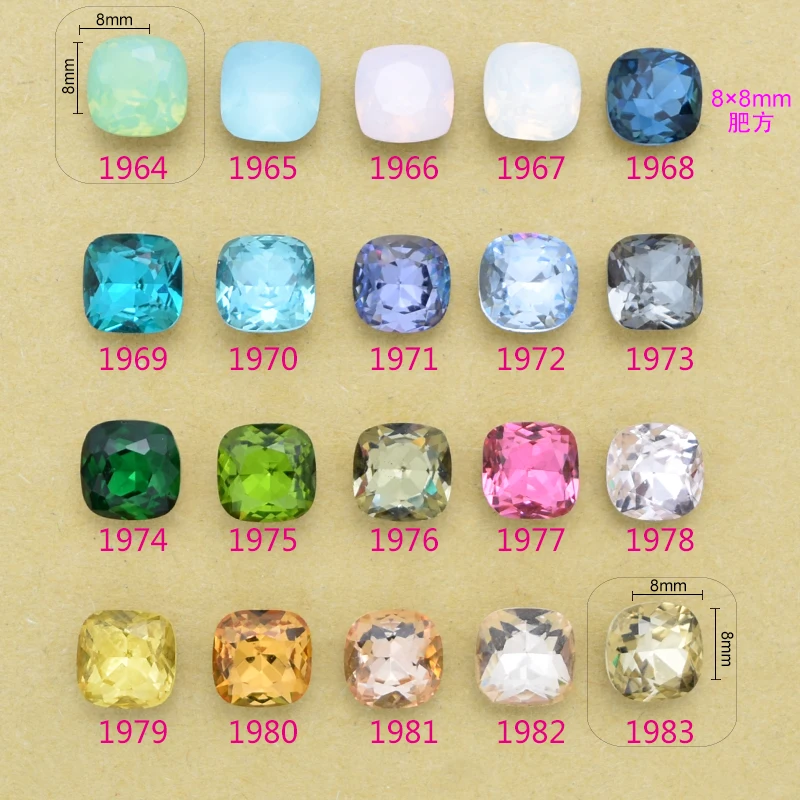 100PCS/Lot 8*8MM New Korea Mix Color Opal 3d Nail Art Rhinestones Fashion Round Marquise Heart Square Nail Design
100PCS/Lot 8*8MM New Korea Mix Color Opal 3d Nail Art Rhinestones Fashion Round Marquise Heart Square Nail Design