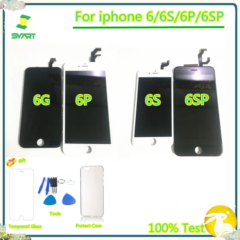 OEM Black White LCD Display Touch Screen Digitizer Assembly For iphone 6 6S Plus LCD Screen pantalla For iphone 6 6 Plus 6s Plus
OEM Black White LCD Display Touch Screen Digitizer Assembly For iphone 6 6S Plus LCD Screen pantalla For iphone 6 6 Plus 6s Plus