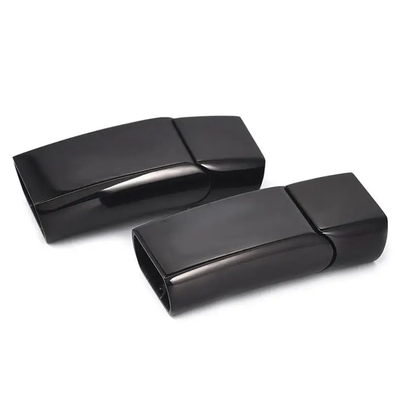 2PCS/SET Magnetic Clasps Stainless Steel Connectors For DIY Leather Bracelet Jewelry Making Components Findings 32.5x13.3mm
2PCS/SET Magnetic Clasps Stainless Steel Connectors For DIY Leather Bracelet Jewelry Making Components Findings 32.5x13.3mm