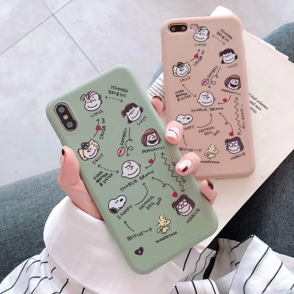 MORINBO iPhone XS MAX X XR cute cartoon Snoopy mobile phone case 6 6S 7 8 Plus soft TPU anti-fall mobile phone case
MORINBO iPhone XS MAX X XR cute cartoon Snoopy mobile phone case 6 6S 7 8 Plus soft TPU anti-fall mobile phone case