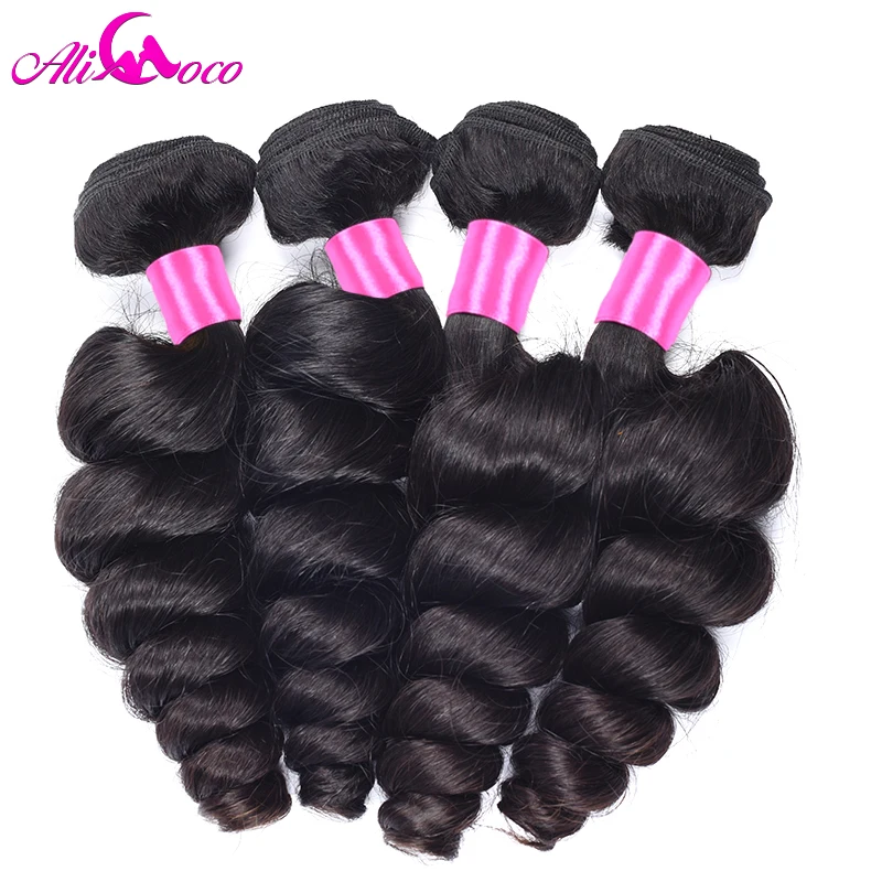 Ali Coco Hair Peruvian Loose Wave Hair 100% Human Hair Weave Bundles 4Pcs/lot Non-Remy Hair Natural Black Can Be Dyed
Ali Coco Hair Peruvian Loose Wave Hair 100% Human Hair Weave Bundles 4Pcs/lot Non-Remy Hair Natural Black Can Be Dyed