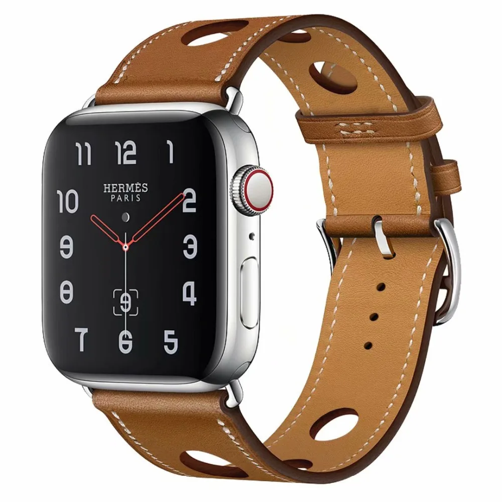 New Arrival Single Tour Leather Loop for Apple Watch Band 42mm 38mm 40mm 44mm Three Holes Strap for iWatch Series 1 2 3 4
New Arrival Single Tour Leather Loop for Apple Watch Band 42mm 38mm 40mm 44mm Three Holes Strap for iWatch Series 1 2 3 4