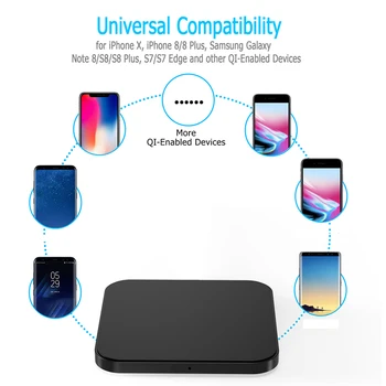 Qi Wireless Fast Charger Pad Fo Xiaomi Mi MIX 2S iPhone X 8 plus Sumsung S8 S9 Smartphone Case Charging Mobile Phone Accessories
Qi Wireless Fast Charger Pad Fo Xiaomi Mi MIX 2S iPhone X 8 plus Sumsung S8 S9 Smartphone Case Charging Mobile Phone Accessories