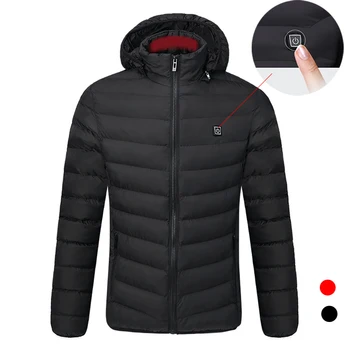 2018 New Ourdoor Electric Heating Jackets Men Women Feather Down Cotton Heated Coats Winter Thermal Warm Hooded Clothing L-4XL
2018 New Ourdoor Electric Heating Jackets Men Women Feather Down Cotton Heated Coats Winter Thermal Warm Hooded Clothing L-4XL