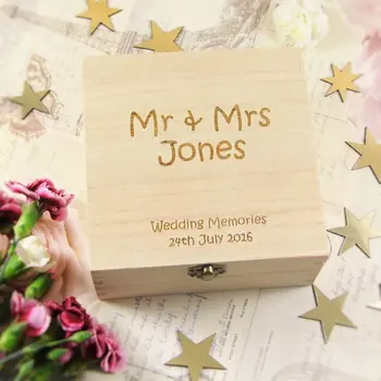 Personalized Bride Groom Wedding Memories Wooden Box Mr Mrs Anniversary Party Gifts Holder Wood Wedding Favor Party Supplies
Personalized Bride Groom Wedding Memories Wooden Box Mr Mrs Anniversary Party Gifts Holder Wood Wedding Favor Party Supplies